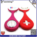 Yxl-947 Nueva Enfermera Relojes Doctor Reloj Fob Portátil Broches Bañeras de Túnica de Silicona Reloj de Enfermera Médica Cuarzo con Clip